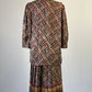 Stitches | vintage 80's | skirt & shirt set | size 14 | length