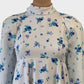 No label - home sewn | vintage 70's | dress | size 6 | maxi length
