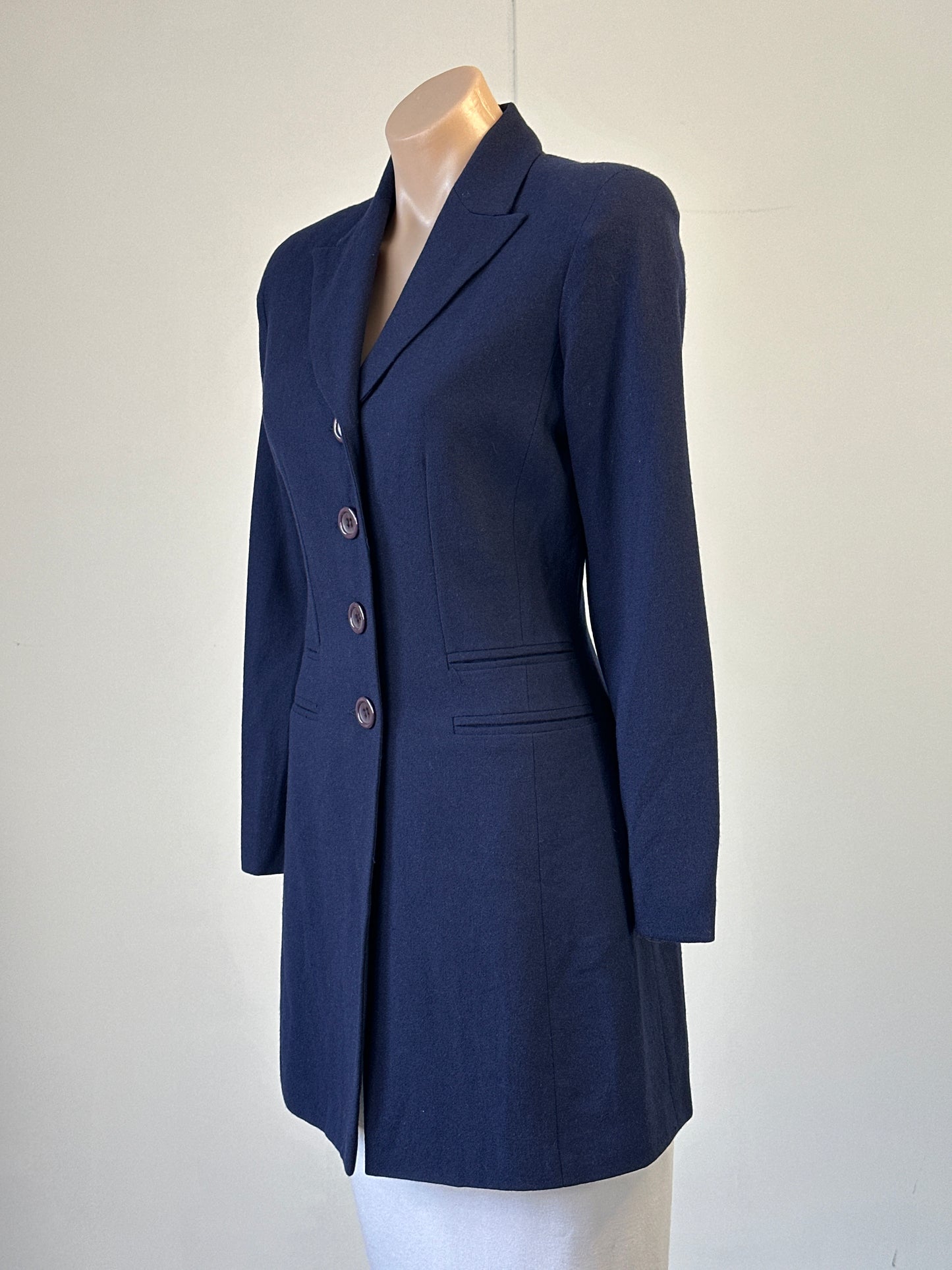 Paola Calo | Italy | vintage 90's | jacket | size 8 | single breasted | 100% wool