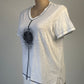 VERGE | New Zealand | top | size 18 | short sleeve | 100% cotton