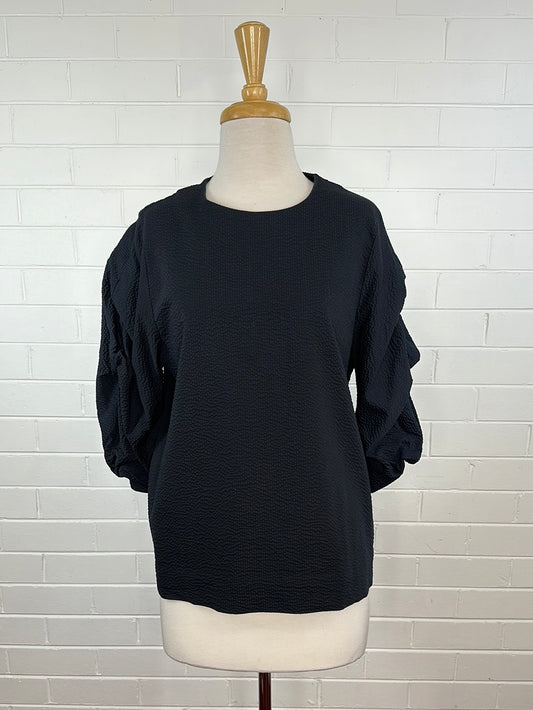 COS | top | size 10 | three quarter sleeve | 100% cotton