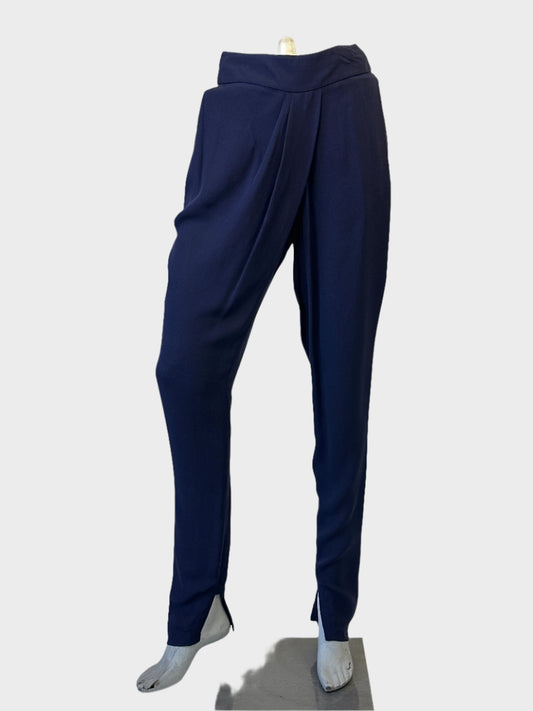 WILLOW | pants | size 8 | tapered leg | 100% silk