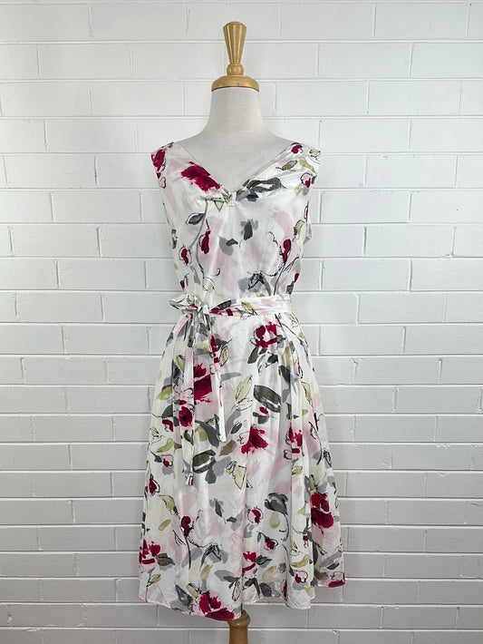 Laura Ashley | UK | dress | size 12 | knee length | cotton silk blend