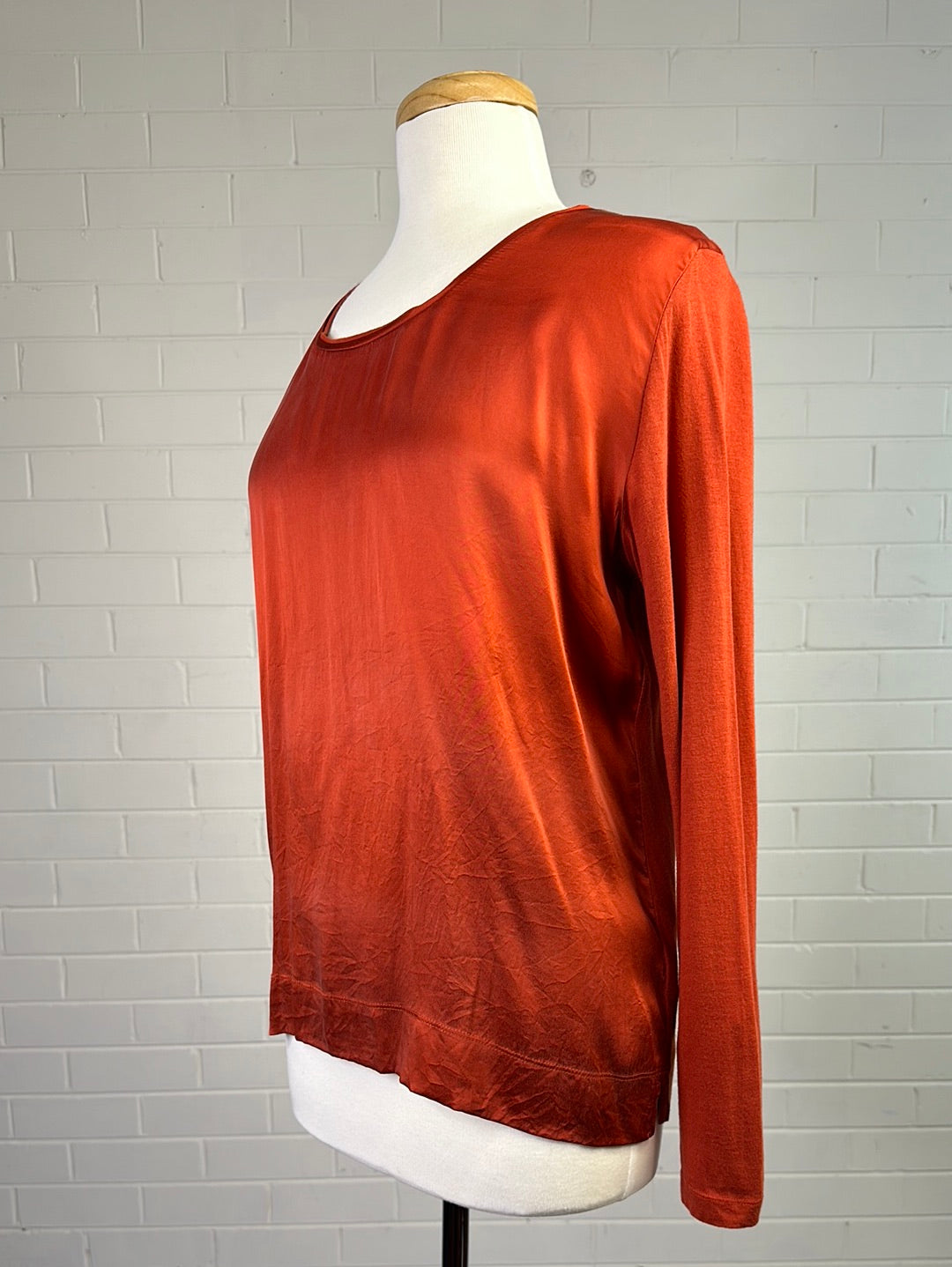 Gerard Darel | Paris | top | size 14 | long sleeve | 100% silk