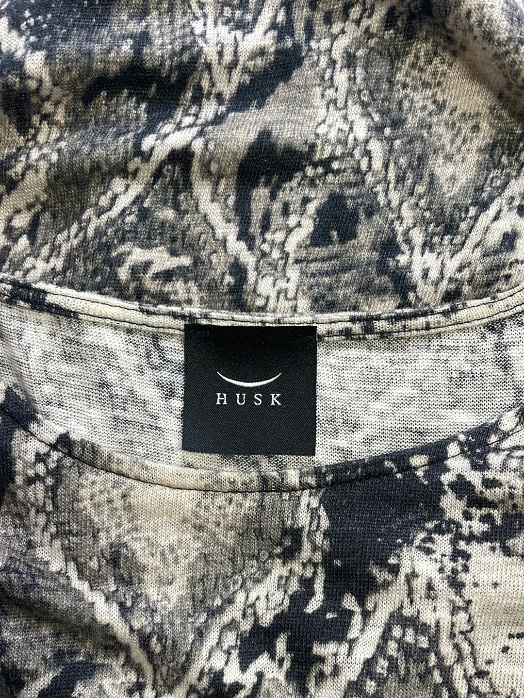 Husk | top | size 12 | cap sleeve | 100% linen