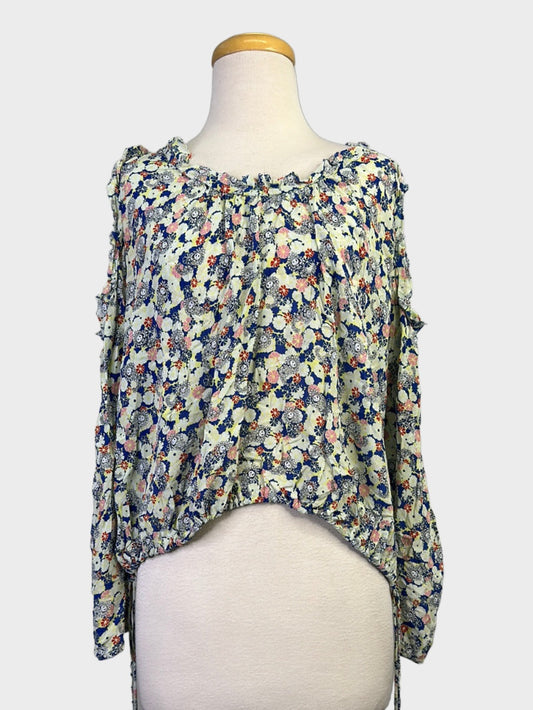Zadig & Voltaire | France | top | size 12 | long sleeve | 100% silk