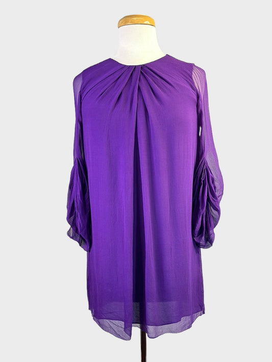 Diane von Furstenberg | New York | dress | size 8 | mini length | 100% silk