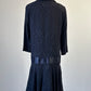 No label - custom made | vintage 80's | dress | size 12 | knee length
