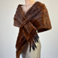 No label | vintage 30's | fur stole | one size | wrap front