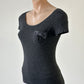 EMPORIO ARMANI | top | size 8 | cap sleeve