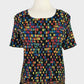 Sandra Steiner | top | size 14 | short sleeve