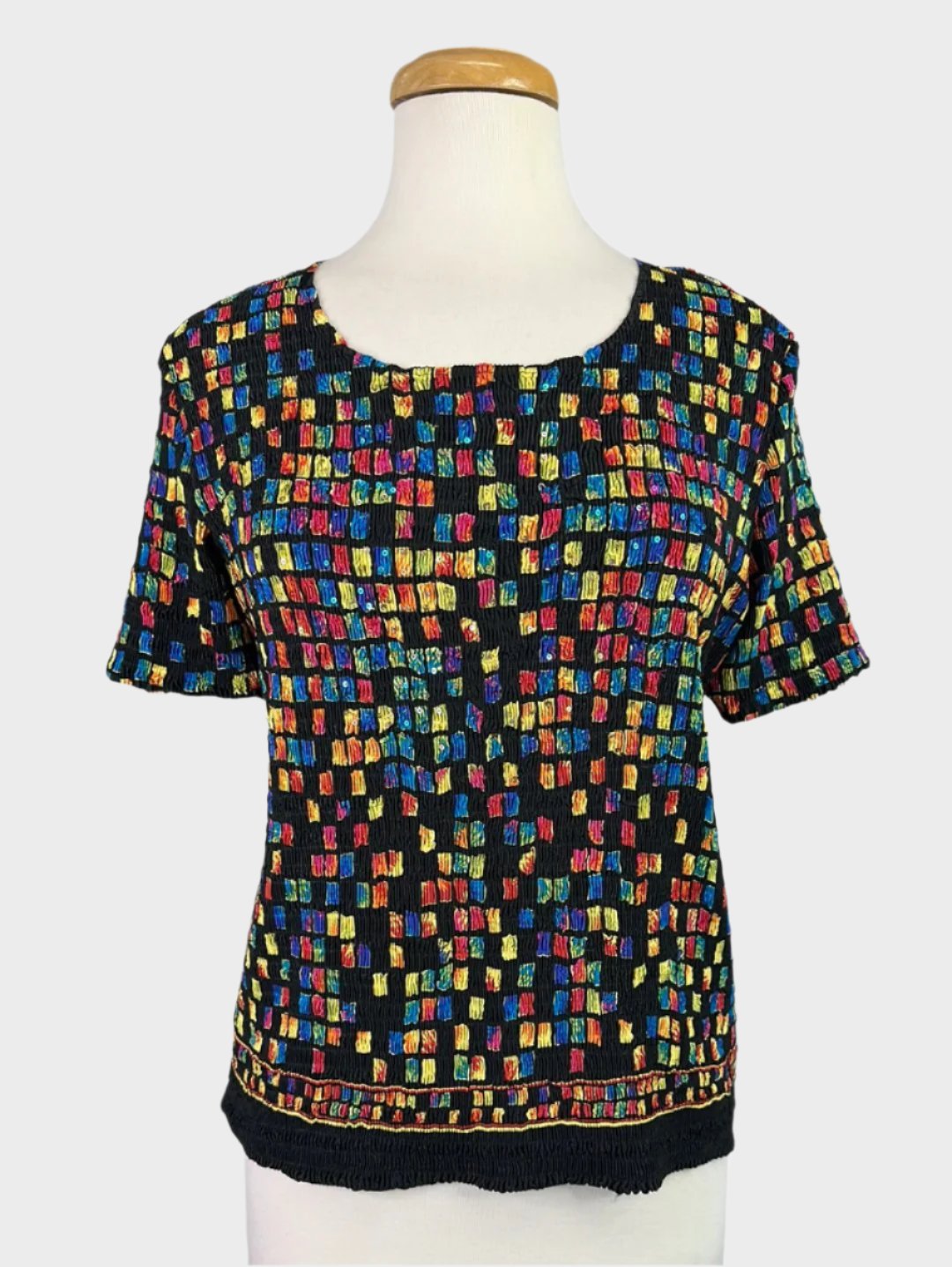 Sandra Steiner | top | size 14 | short sleeve