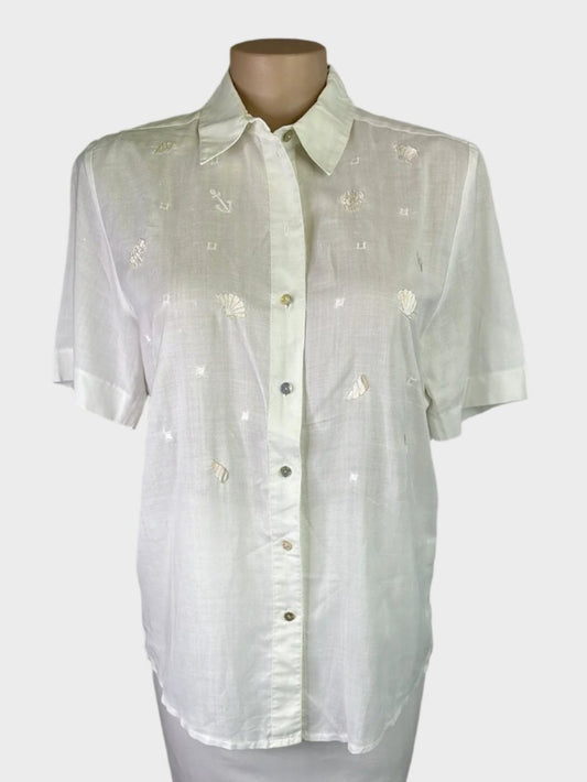 Jordana by Jane Diamond | vintage 90's | shirt | size 14 | short sleeve