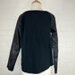 Scanlan Theodore | top | size 10 | long sleeve | 100% cotton with leather inserts