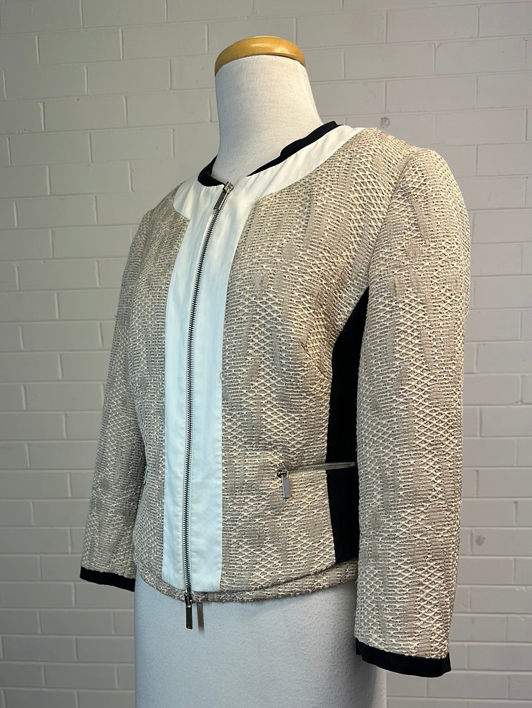 Karen Millen | UK | jacket | size 14 | zip front