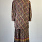 Stitches | vintage 80's | skirt & shirt set | size 14 | length