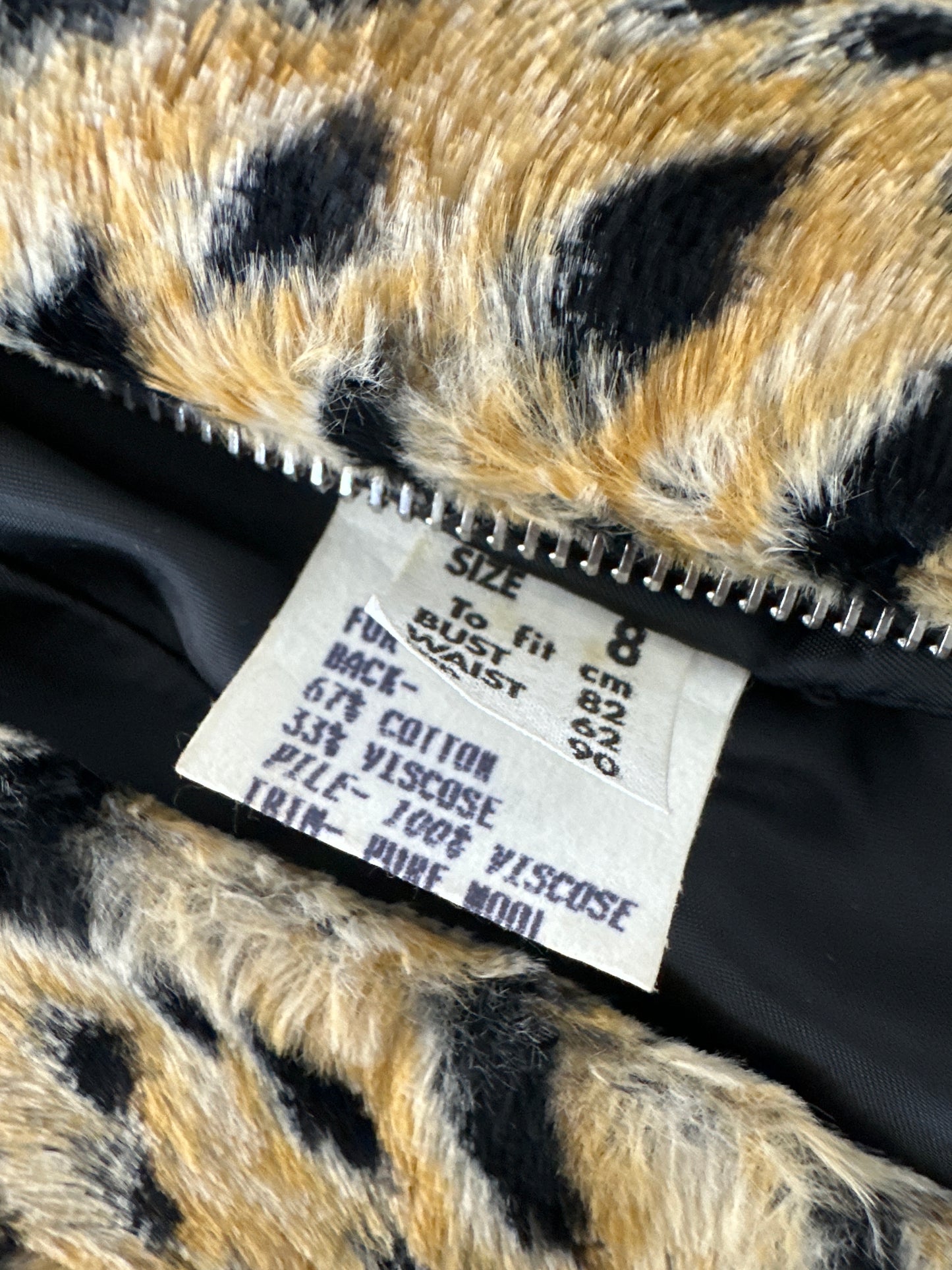 Covers | vintage 90's | coat | size 8 | zip front