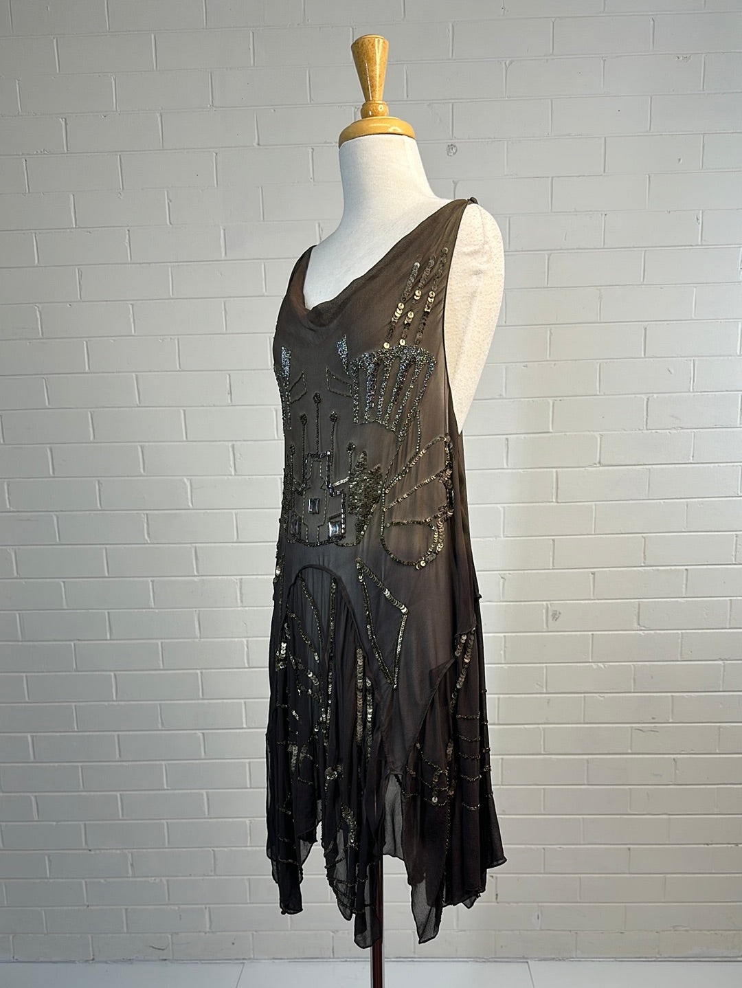 AllSaints | London | dress | size 12 | knee length | 100% silk