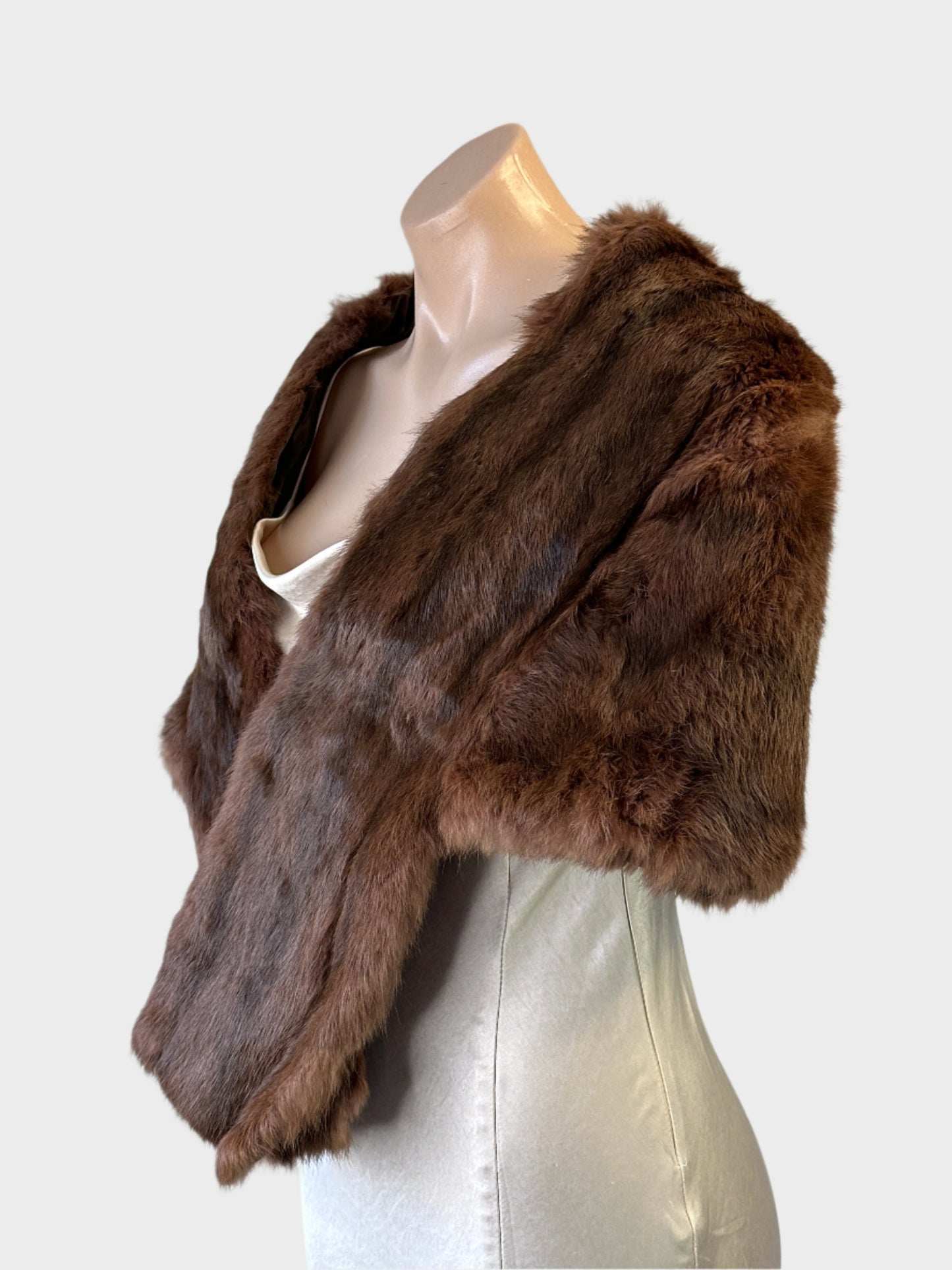 Levy Furs - Sydney | vintage 50's | fur stole | one size | wrap front