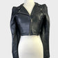 Museum | England | vintage 80's | jacket | size 6 | zip front | leather