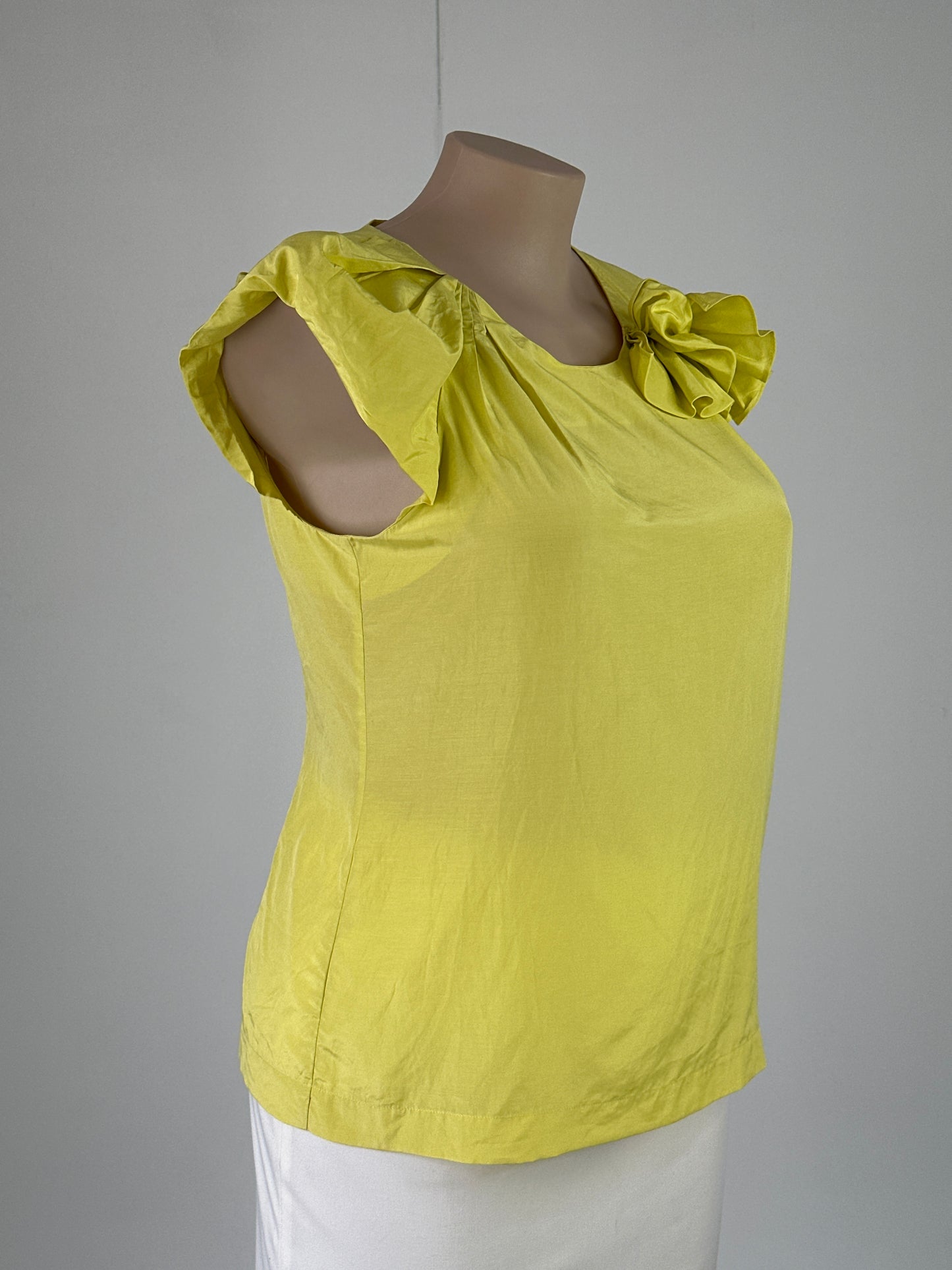 Veronika Maine | top | size 14 | sleeveless | silk cotton blend