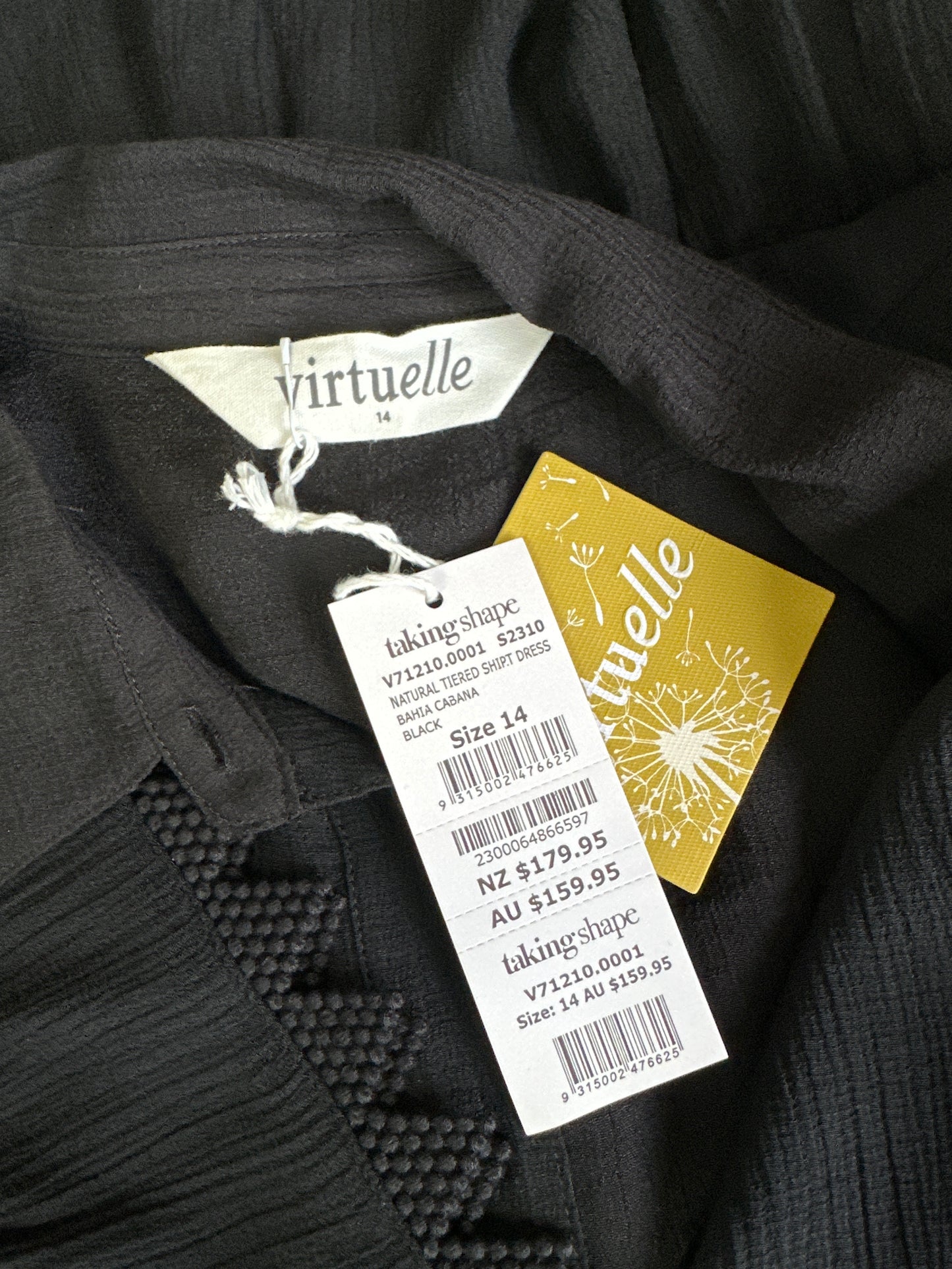 Virtuelle | dress | size 14 | midi length | new with tags