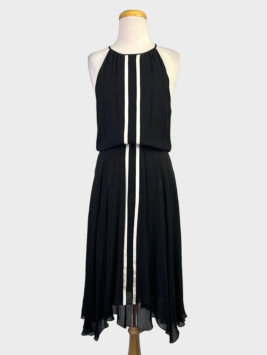 Parker | New York | dress | size 8 | midi length | 100% silk