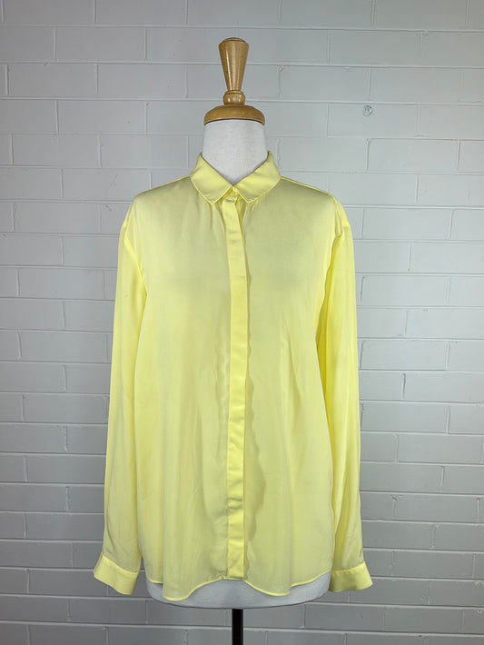 Stockholm Atelier | Sweden | shirt | size 14 | long sleeve | 100% silk