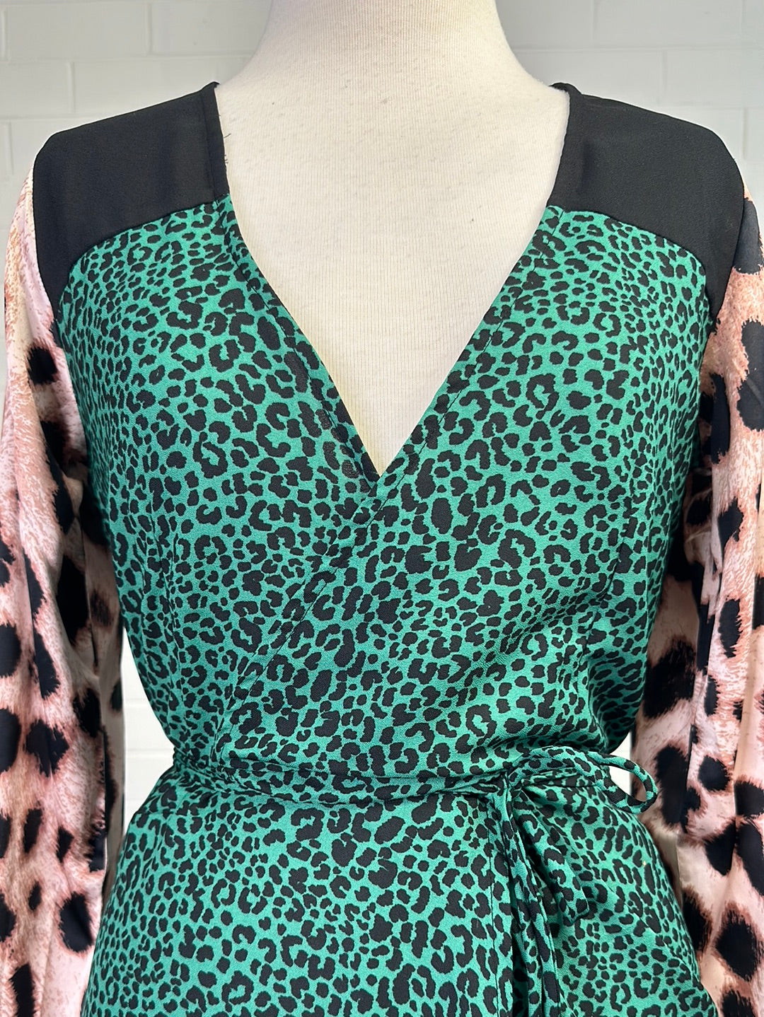 Dancing Leopard | dress | size 8 | maxi length