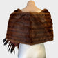 No label | vintage 30's | fur stole | one size | wrap front