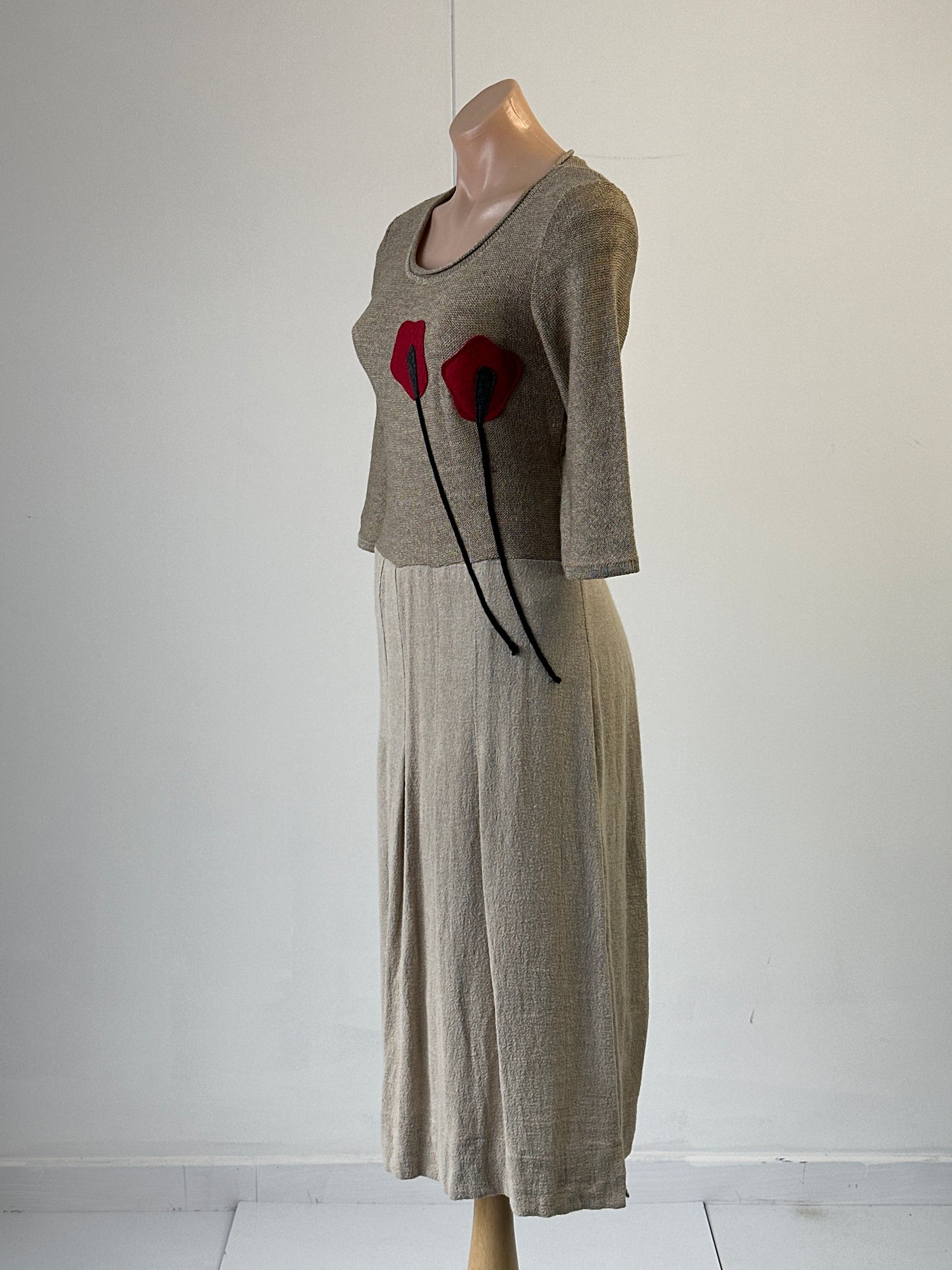 Anetpol | vintage 90's | dress | size 10 | midi length