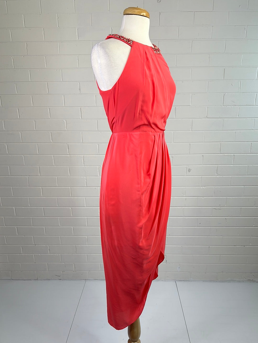 Forever New | dress | size 10 | maxi length | 100% silk