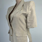 Silva Guanta | vintage 90's | jacket | size 12 | single breasted | 100% linen