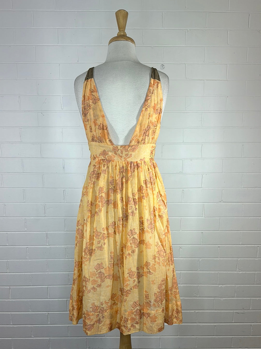 Manning Cartell | dress | size 10 | knee length | silk cotton blend