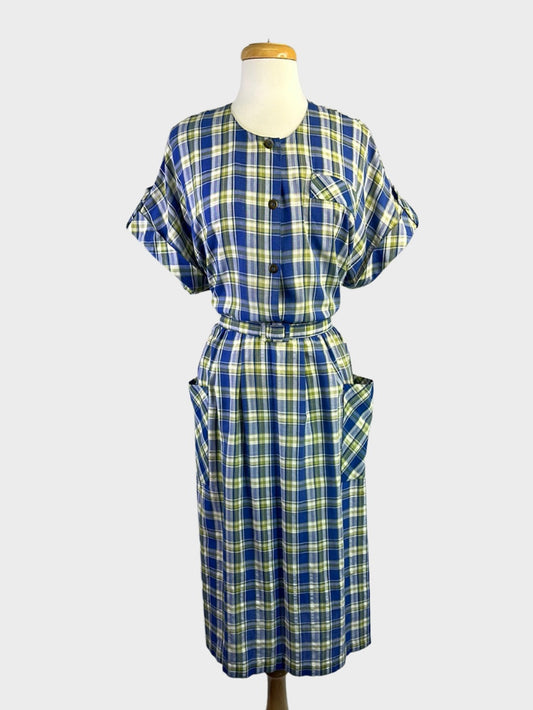 Lyndal | vintage 80's | dress | size 12 | midi length | made in Australia 🇦🇺