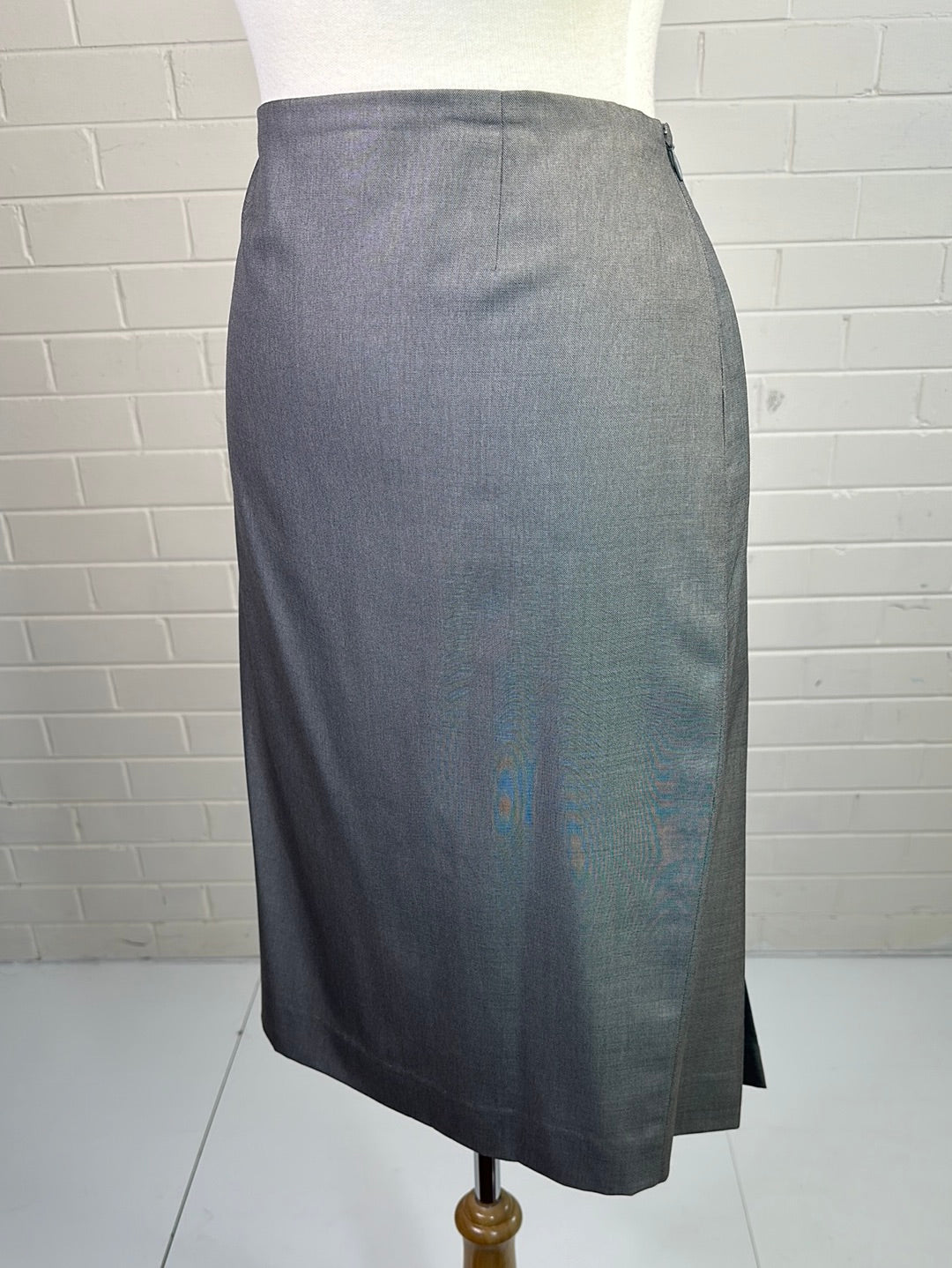 Escada | Munich | skirt | size 14 | knee length | wool silk blend