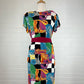 Sandra Soulos | vintage 80's | dress | size 8 | knee length