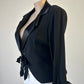 Anthea Crawford | jacket | size 18 | tie front | 100% wool | made in Australia