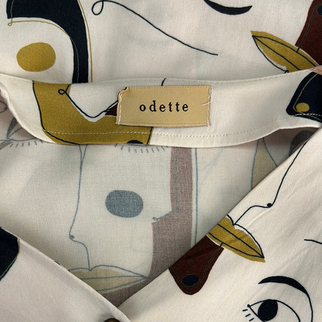 Odette | Italy | shirt | size 10 | short sleeve | made in Italy