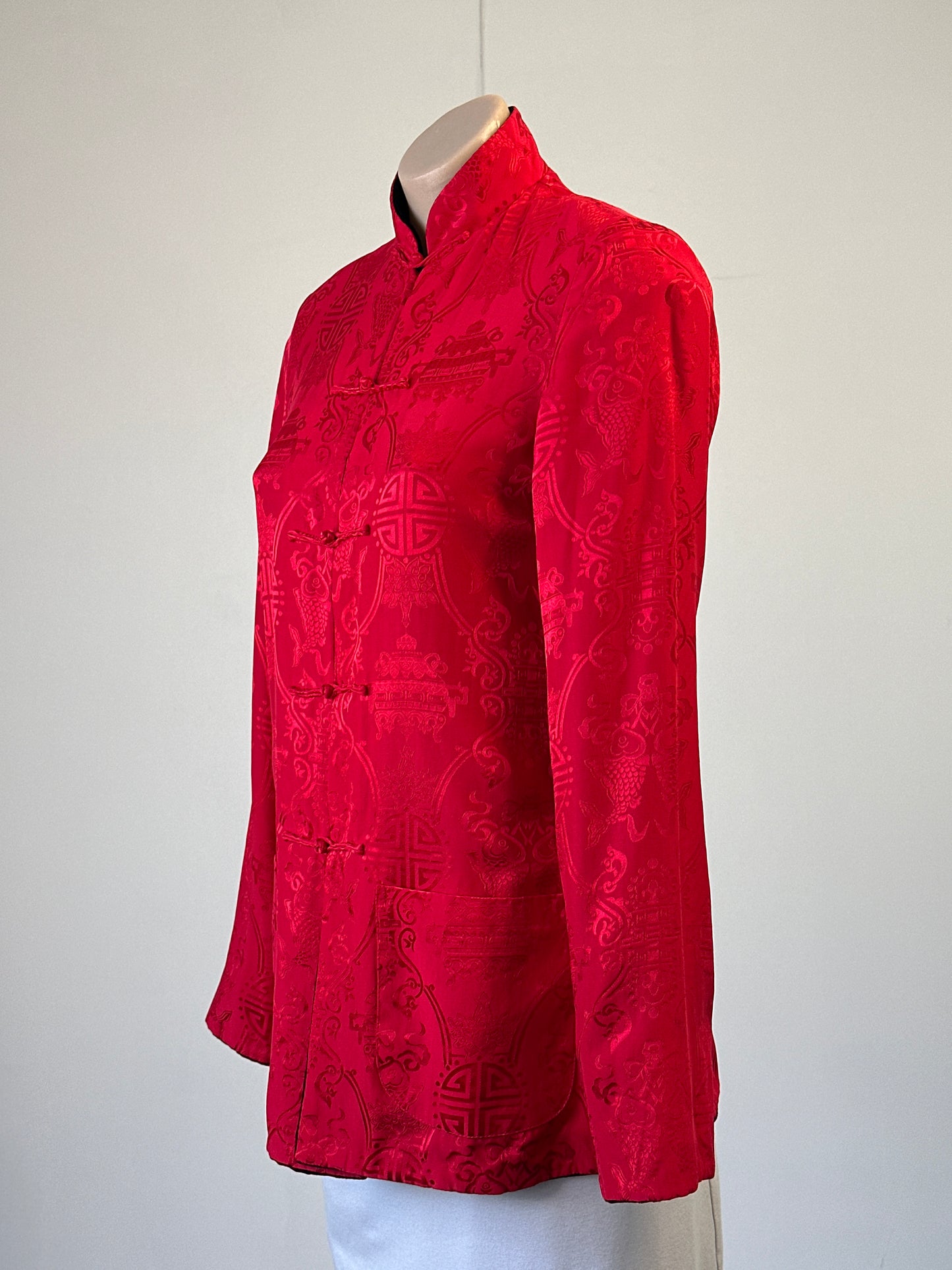 No label | jacket | size 10 | Chinese button front