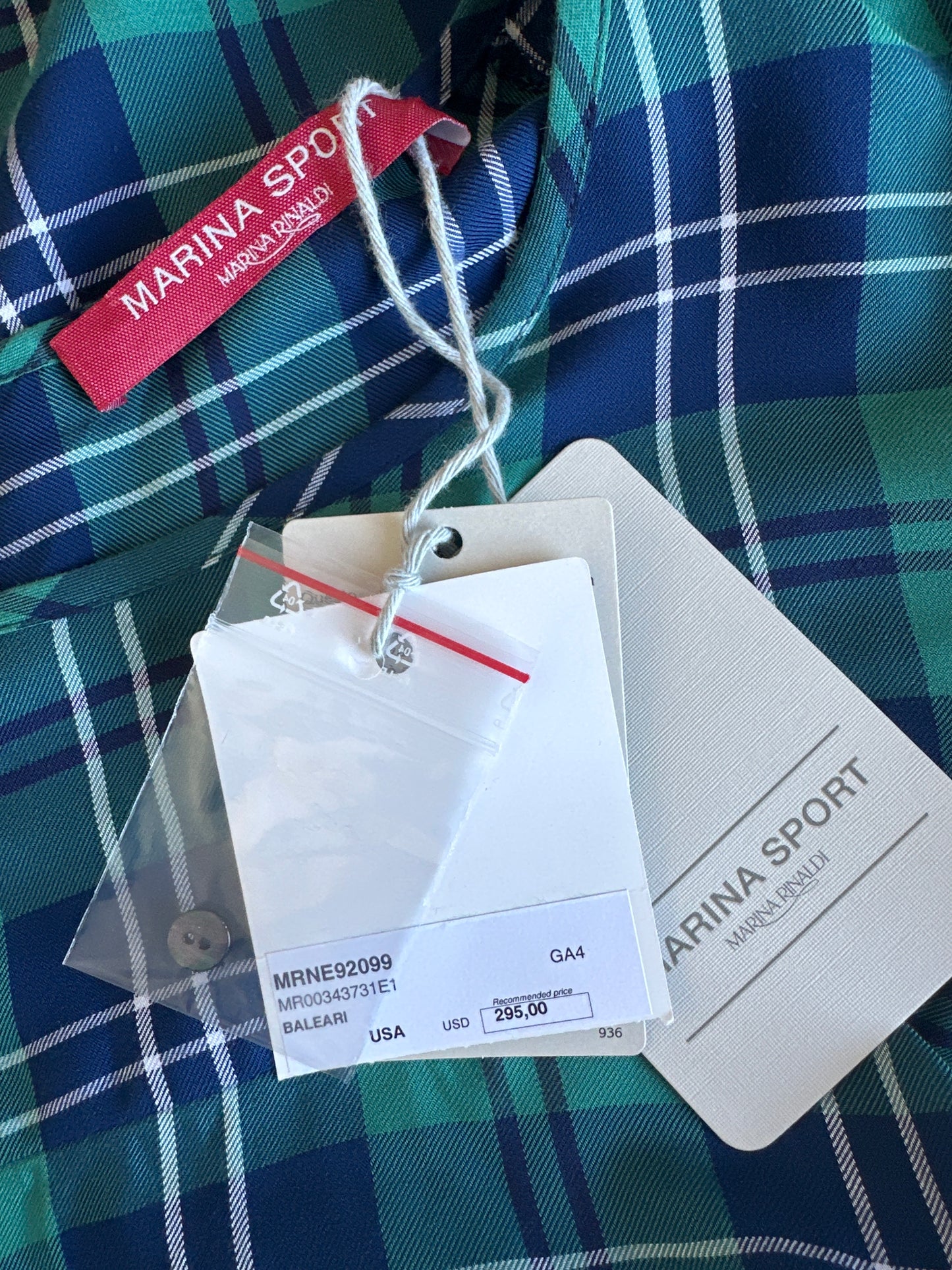 Marina Rinaldi - Sport | Italy | top | size 18 | long sleeve | new with tags