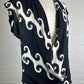 Diane von Furstenberg | New York | top | size 8 | drop shoulder sleeve | 100% silk