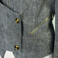 sass & bide | jacket | size 10 | double breasted | 100% linen