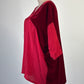 Zephyr | top | size 14 | three quarter sleeve | 100% silk