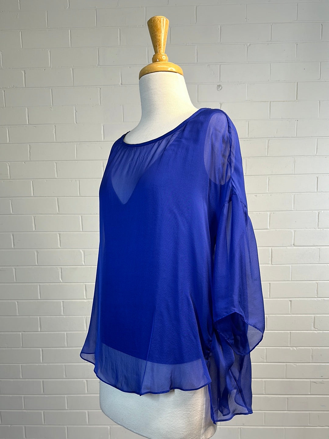 Phase Eight | top | size 12 | short sleeve | 100% silk