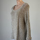 Cleo + Billabong | sweater | size 12 | scoop neck