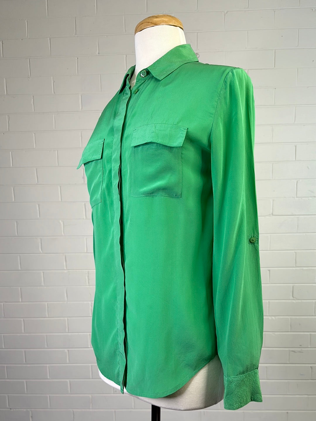 MARCS | shirt | size 10 | long sleeve | 100% silk