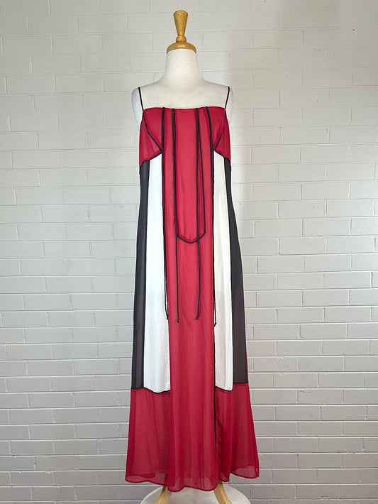 Vallen | dress | vintage 90s | size 12 | maxi length | made in Australia