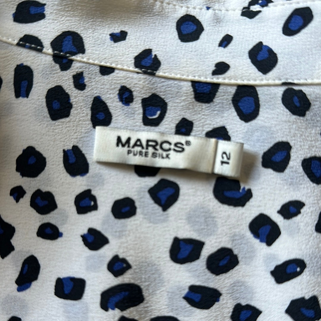 MARCS | dress | size 12 | knee length | 100% silk