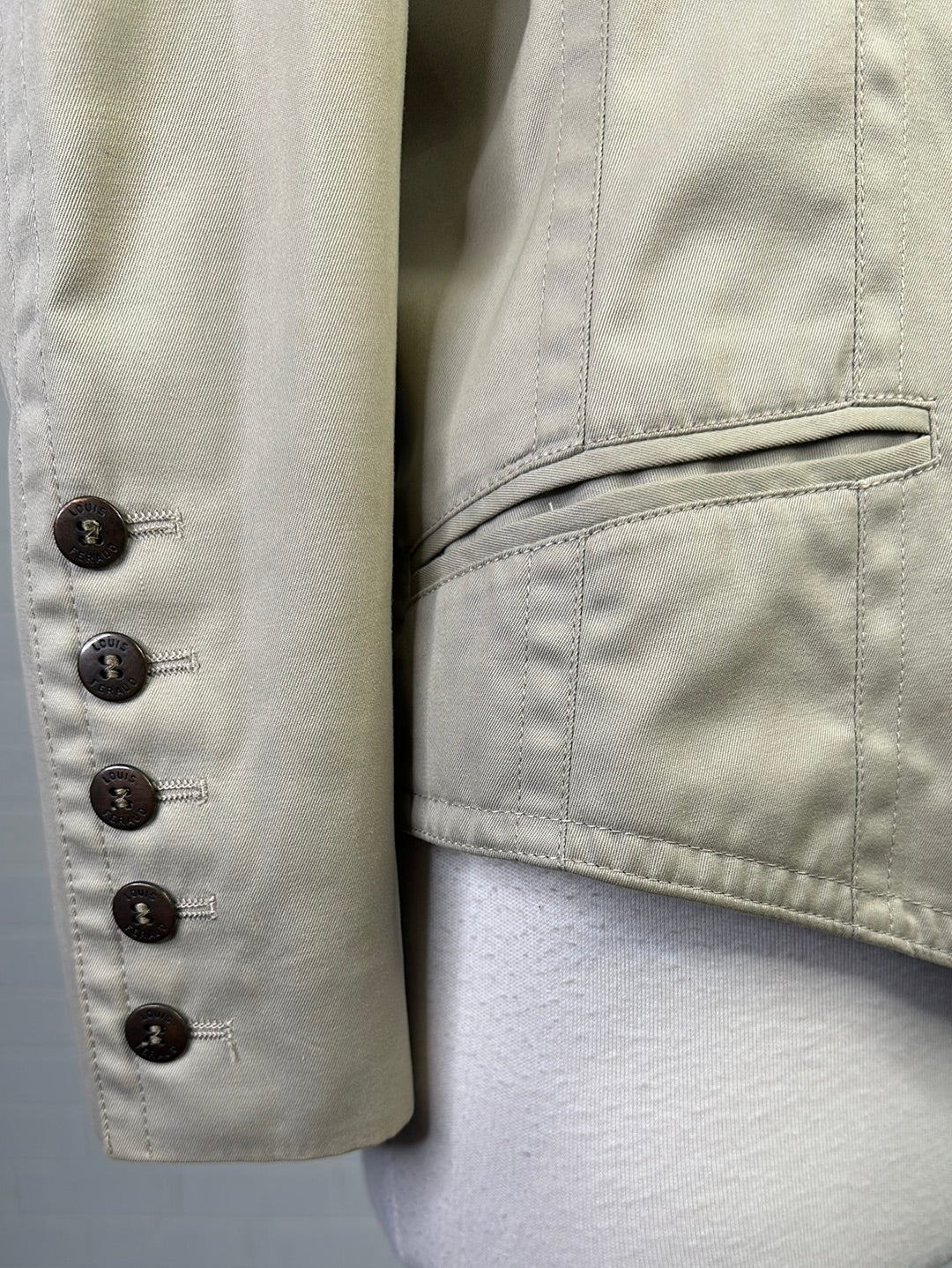 Louis Féraud | Paris | vintage 80's | jacket | size 12 | single breasted | 100% cotton